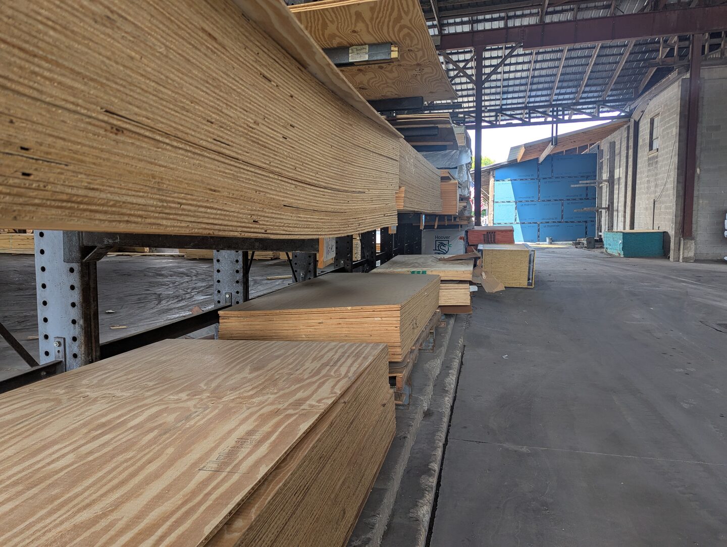 Siding and composite decking display