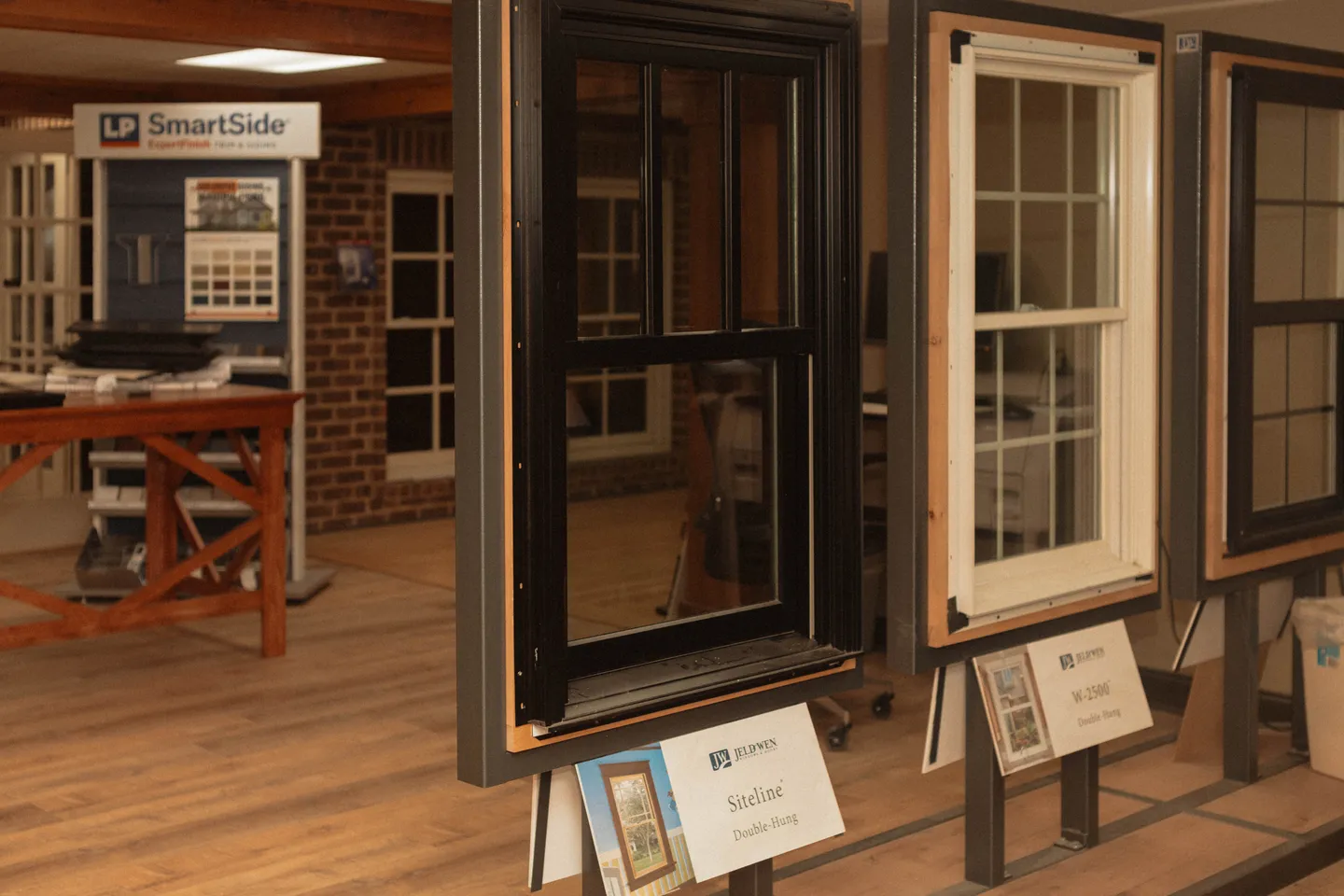 Exterior door and window display